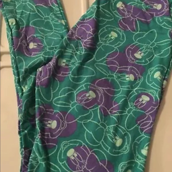 Lularoe Disney os one size Minnie Mouse purple NWT - Picture 1 of 1